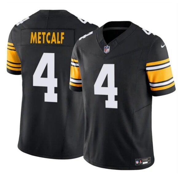 Mens Youths Kids Womens DK Metcalf Black Vapor Jersey Stitched